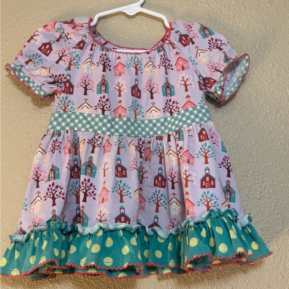 Matilda Jane Purple and Teal Kids blouse